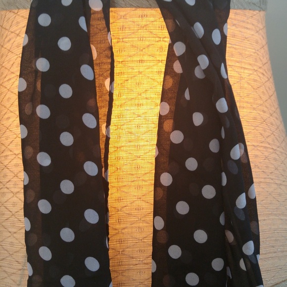 Soft  Fashion Polka Dots Pattern Chiffon  Scarves - Picture 11 of 11